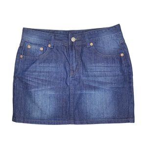 Chouyatou Women’s Casual Denim Jean Skirt